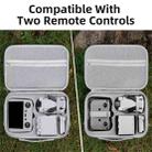For DJI Mini 3 / 3 Pro BRDRC Shoulder Drone Remote Control Storage Carrying Bag (Grey) - 3