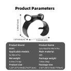 For DJI Mini 4 Pro BRDRC Lens Hood Gimbal Anti-Glare Sunshade Cover (Black) - 3