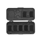 BRDRC Storage Case for DJI Osmo Pocket 3 Filter, TF/SD Card, Wide-Angle & Macro Lens Organizer (Black) - 2