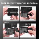 BRDRC Storage Case for DJI Osmo Pocket 3 Filter, TF/SD Card, Wide-Angle & Macro Lens Organizer (Black) - 3