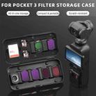 BRDRC Storage Case for DJI Osmo Pocket 3 Filter, TF/SD Card, Wide-Angle & Macro Lens Organizer (Black) - 4