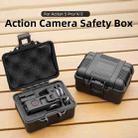 For DJI OSMO Action 5 Pro / 4 / 3 Camera Hard Storage Box Bag Protective Case (Black) - 2