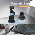 For DJI Osmo Pocket 3 Sunnylife Magnetic Base Mount Tabletop Base Stand Holder (Black) - 3