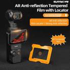 For DJI Osmo Pocket 3 Sunnylife Screen Protector AR Anti-reflection Tempered Glass Film with Film Locator - 5