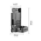 For DJI Osmo Pocket 3 STARTRC Folding Magnetic Mount Base Fixed Bracket (Black) - 10