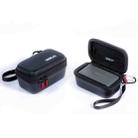For DJI MIC 2 STARTRC Diamond Texture PU Portable Carry Case with Carabiner & Strap (Black) - 1