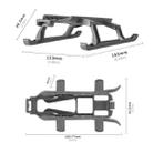 For DJI Mavic 4 Pro STARTRC Sled Anti-fall Anti-dirt Heightened Landing Gear Training Rack (Grey) - 10