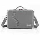 For DJI Osmo Action 5 Pro STARTRC Portable Handbag Shoulder PU Storage Bag (Dark Gray) - 2