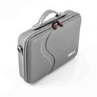 For DJI Osmo Action 5 Pro STARTRC Portable Handbag Shoulder PU Storage Bag (Dark Gray) - 3