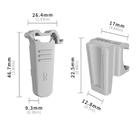 For DJI Flip STARTRC Split Type Drone Landing Gear Height Extensions Rack (Grey) - 3