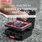 For Insta360 X4 STARTRC Waterproof EVA ABS Dual-layer Suitcase Storage Box (Black) - 2