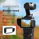 For DJI Osmo Pocket 3 BRDRC Sunshade Hood Screen Shade (Black) - 5