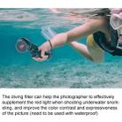 PGYTECH P-18C-016 Light Red Snorkeling Filter Profession Diving Color Lens Filter for DJI Osmo Pocket - 7