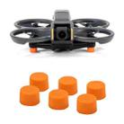 For DJI Avata 2 STARTRC Silicone Feet Pad (Orange) - 1