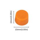 For DJI Avata 2 STARTRC Silicone Feet Pad (Orange) - 3