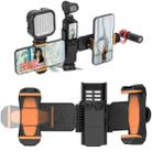 For DJI OSMO Pocket 3 Sunnylife ZJ756 Expanded Dual Phone Clamp Holder (Black) - 1