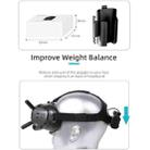 Sunnylife Battery Clip Holder Cable Management Winder Protective Case for DJI FPV Goggles V2(Black) - 4