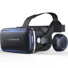 VR SHINECON G04E Virtual Reality 3D Video Glasses Suitable for 3.5 inch - 6.0 inch Smartphone with HiFi Headset (Black) - 1