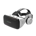 VR SHINECON G06E Virtual Reality 3D Video Glasses Suitable for 4.7 inch - 6.1 inch Smartphone with Headset (White) - 1