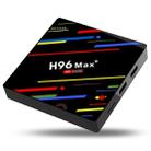 H96 Max+ 4K Ultra HD LED Display Media Player Smart TV Box with Remote Controller, Android 9.0, RK3328 Quad-Core 64bit Cortex-A53, 4GB+64GB, TF Card / USBx2 / AV / Ethernet, Plug Specification:AU Plug - 2