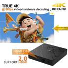 HK1mini 4K UHD Smart TV Box with Remote Controller, Android 9.0 RK3229 Quad-core Cortex-A53 1.5GHz, 2GB+16GB, Support WiFi & AV & HDMI 2.0 & RJ45 & SPDIF(Black) - 5
