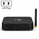 TX6 HD TV Box Media Player, Android 7.1 / 9.0 System, Allwinner H6, up to 1.5GHz, Quad-core ARM Cortex-A53, 2GB + 16GB, Support Bluetooth, WiFi, RJ45, US Plug - 1