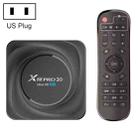 X88 Pro 20 4K Smart TV BOX Android 11.0 Media Player with Infrared Remote Control, RK3566 Quad Core 64bit Cortex-A55 up to 1.8GHz, RAM: 4GB, ROM: 32GB, Support Dual Band WiFi, Bluetooth, Ethernet, US Plug - 1