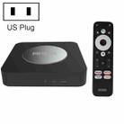 MECOOL KM2 Plus 4K Smart TV BOX Android 11.0 Media Player with Remote Control, Amlogic S905X2 Quad Core, RAM: 2GB, ROM: 16GB, US Plug - 1