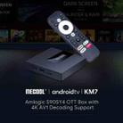 MECOOL KM7 4K TV Box, Android 11 Amlogic S905Y4 CPU 2GB+16GB with Remote Control, EU Plug - 3