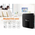 TX3 Mini 4K*2K Display HD Smart TV BOX Player with Remote Controller, Android 7.1 OS Amlogic S905W up to 2.0 GHz, Quad core ARM Cortex-A53, RAM: 2GB DDR3, ROM: 16GB, Supports WiFi & TF & AV In & DC In, EU Plus(Black) - 3