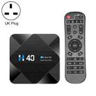 H40 4K Ultra HD Smart TV BOX Android 10.0 Media Player with Remote Control, Quad-core, RAM: 4GB, ROM: 32GB(UK Plug) - 1