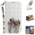 3D Painting  Pattern Coloured Drawing Horizontal Flip Leather Case for Xiaomi Redmi 7A, with Holder & Card Slots & Wallet(Pug) - 1