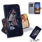 Painting Pattern Coloured Drawing Horizontal Flip Leather Case with Holder & Card Slots & Wallet for Google Pixel 3a(Lion) - 1