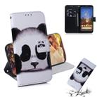 Painting Pattern Coloured Drawing Horizontal Flip Leather Case with Holder & Card Slots & Wallet for Google Pixel 3a(Panda) - 1