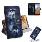 Painting Pattern Coloured Drawing Horizontal Flip Leather Case with Holder & Card Slots & Wallet for Xiaomi Redmi 7A(Wolf And Dog) - 1