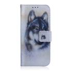 Painting Pattern Coloured Drawing Horizontal Flip Leather Case with Holder & Card Slots & Wallet for Galaxy A80 / A90(White Wolf) - 2