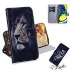 Painting Pattern Coloured Drawing Horizontal Flip Leather Case with Holder & Card Slots & Wallet for Galaxy A80 / A90(Lion) - 1