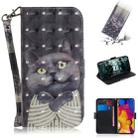 3D Painting Pattern Coloured Drawing Horizontal Flip Leather Case with Holder & Card Slots & Wallet For LG V40 ThinQ(Hug Cat) - 1