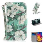 3D Painting Pattern Coloured Drawing Horizontal Flip Leather Case with Holder & Card Slots & Wallet For LG V40 ThinQ(Watercolor Flower) - 1