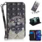 3D Painting Pattern Coloured Drawing Horizontal Flip Leather Case with Holder & Card Slots & Wallet For Huawei Y7 Prime (2019) with Fingerprint / Y7 Pro (2019) / Enjoy 9(Hug Cat) - 1