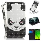 3D Painting Pattern Coloured Drawing Horizontal Flip Leather Case with Holder & Card Slots & Wallet For Motorola Moto G7 Power(Angry Bear) - 1