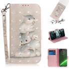 3D Painting Pattern Coloured Drawing Horizontal Flip Leather Case with Holder & Card Slots & Wallet For Motorola Moto G7 / Moto G7 Plus(Three Squirrels) - 1