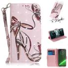 3D Painting Pattern Coloured Drawing Horizontal Flip Leather Case with Holder & Card Slots & Wallet For Motorola Moto G7 / Moto G7 Plus(Butterfly High Heels) - 1