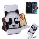 Painting Pattern Coloured Drawing Horizontal Flip Leather Case with Holder & Card Slots & Wallet for LG K50(Panda) - 1