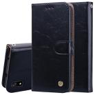 Business Style Oil Wax Texture Horizontal Flip Leather Case for Xiaomi Redmi 7A, with Holder & Card Slots & Wallet(Black) - 1