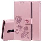 Rose Embossed Horizontal Flip PU Leather Case with Holder & Card Slots & Wallet for Xiaomi Redmi K20 / K20 Pro(Rose Gold) - 1