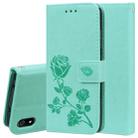 Rose Embossed Horizontal Flip PU Leather Case with Holder & Card Slots & Wallet for Xiaomi Redmi 7A(Green) - 1