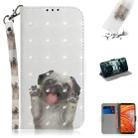 3D Painting Pattern Coloured Drawing Horizontal Flip Leather Case with Holder & Card Slots & Wallet For Nokia 3.1 Plus(Pug) - 1