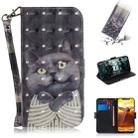 3D Painting Pattern Coloured Drawing Horizontal Flip Leather Case with Holder & Card Slots & Wallet For Nokia 8.1 / X7(Hug Cat) - 1