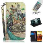 3D Painting Pattern Coloured Drawing Horizontal Flip Leather Case with Holder & Card Slots & Wallet For Nokia 8.1 / X7(Zoo) - 1